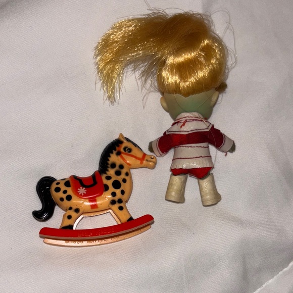 Liddle Kiddles Calamity Jiddle & Red Rocking Horse 1960’s Vintage - Picture 5 of 5